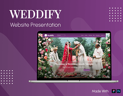 Website Presentation - Weddify (Wedding Planner)