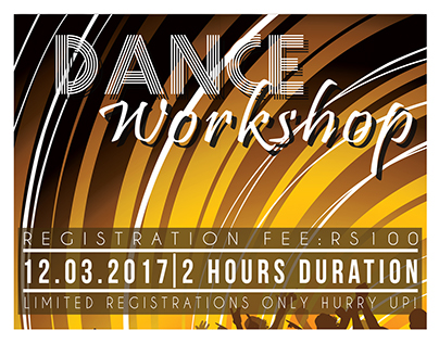 Dance Workshop Poster