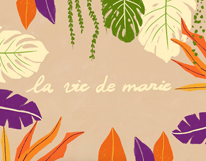 Animated Plants - La vie de Marie