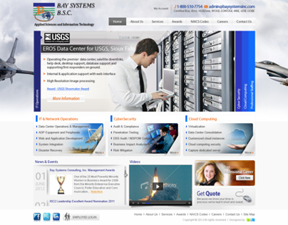 Bay Systems Website Design for ESPIS