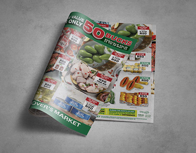 Food Lover’s Market 50 Buck Leaflet Design