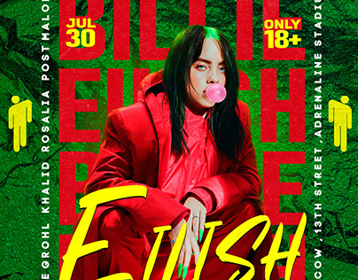 Billie Eilish Concert Poster