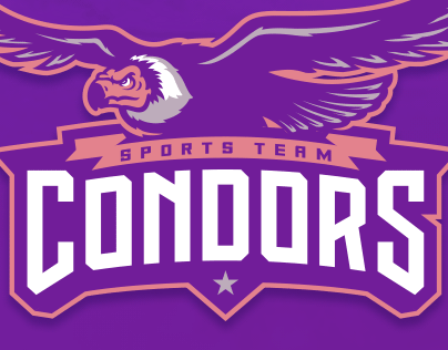 Condors Sports Logo For Sale