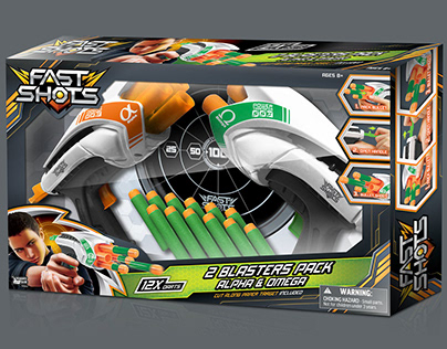 Blaster Dart Gun Packaging - redesign