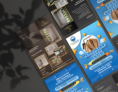 Flyers Design (Client: Tidy Laundry/The Cabinet Maker)