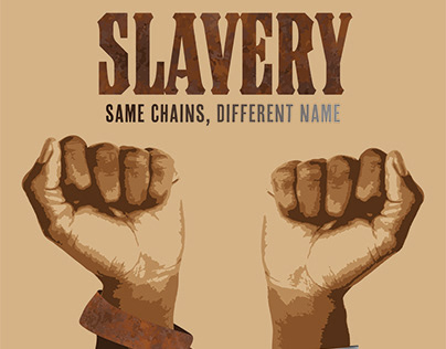 Modern Slavery - Social Issues Poster