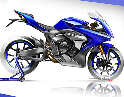Project thumbnail - Yamaha R1 reimagined.