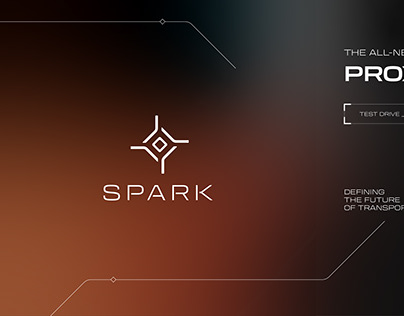 Spark Electric Vehicle Maker Logo & Branding Concept