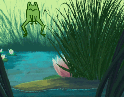 (ANIMATED) An Impatient Frog