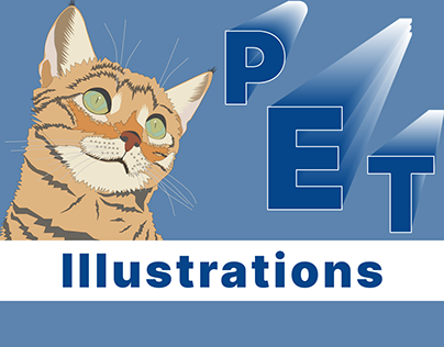 Pet Portrait Digital Illustration Vector Art