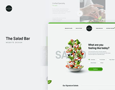 The SaladBar - Website Design
