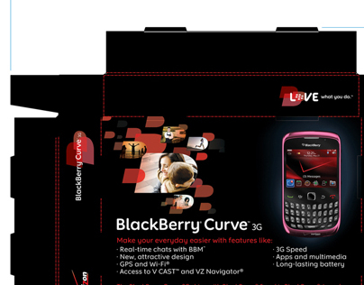 Verizon BlackBerry Curve 3G Launch Box