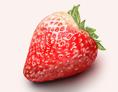 Strawberry Digital Painting