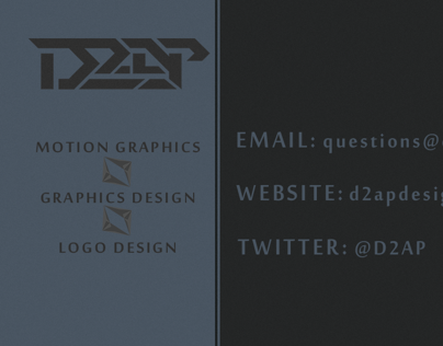 D2AP Designs Business Card