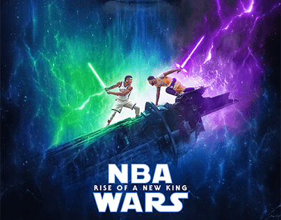 NBA WARS poster for Bleacher Report