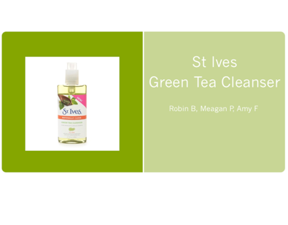 St Ive's Grean Tea Cleanser