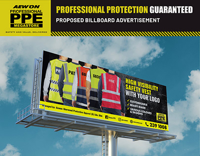 Proposed Billboard Ad for Aewon PPE Brunei