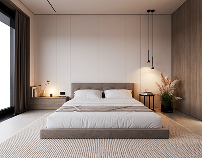 Interior design master bedroom