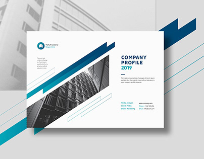 Company Profile Landscape A4 & A5