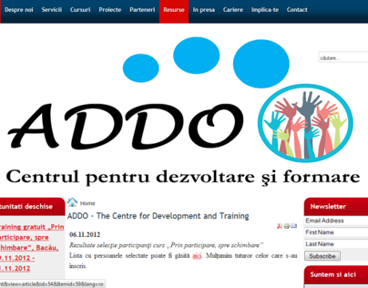 Addo the centre of development www.centruladdo.ro
