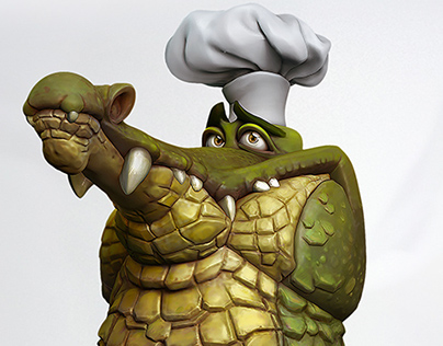 Crock Master Chef: 2D/3D Character Design