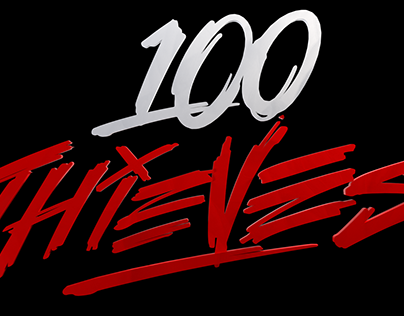 100 Thieves Logo Fly Through