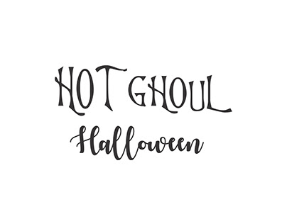 Hot Ghoul Halloween Svg