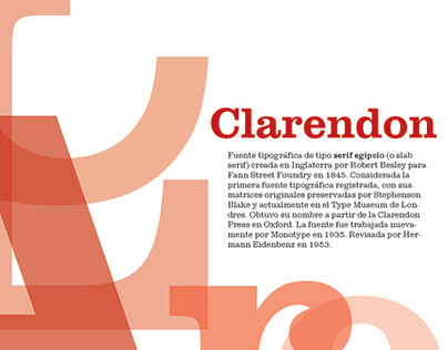 Clarendon | Trabajo Tipografía 1