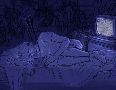 Millennial Burnout Illustration