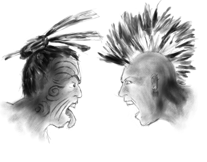 Native people sketches