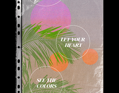 see the colors // poster graphic design