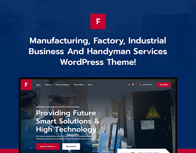 Fortis - Factory & Industrial Business WordPress Theme