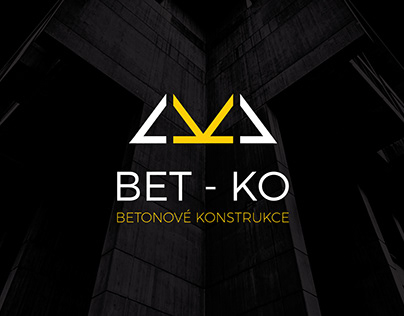 Logo and visual identity for building company Bet-Ko