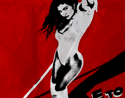Kylie Jenner Sin City Style Poster