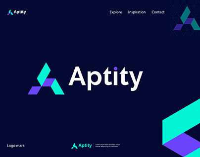Modern A Letter | Aptity - Logo Design