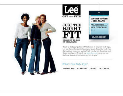 O, The Oprah Magazine | Lee Jeans microsite + sweeps