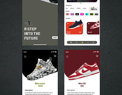 A footwear mobile app