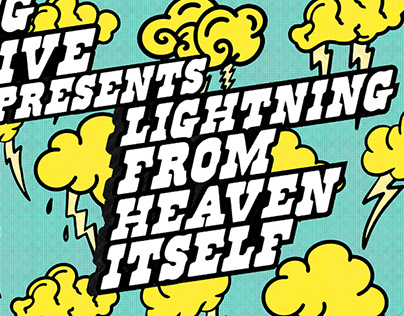 Lightning From Heaven Itself Hoppy Rice Lager - Label