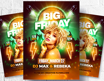 Club Party Flyer Template (PSD)