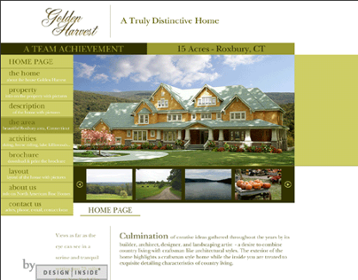 The Golden Harvest: Brochure and Website