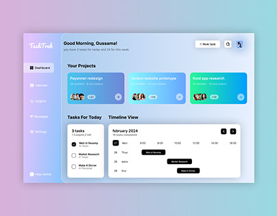 Project thumbnail - Project Management Tool UI/UX