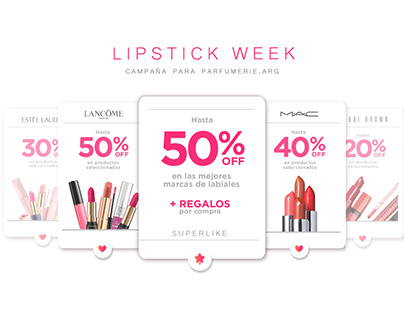 LIPSTICK WEEK - Campaña Online Parfumerie
