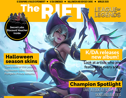 The Rift (League of Legends Gaming Magazine Concept)