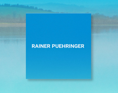 Brand identity design for Rainer Puehringer
