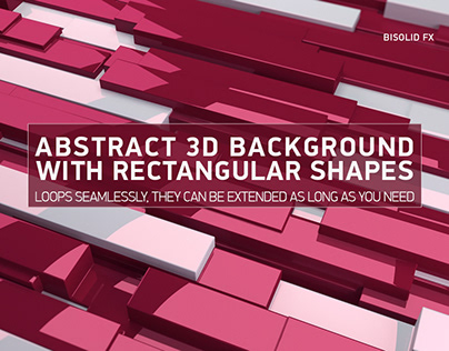 Abstract 3d Background With Rectangular Shapes