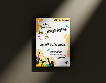 Poster for a music festival in Geneva