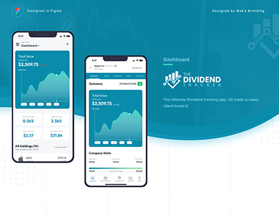 The Dividend Tracker | Tracking app | UI/UX