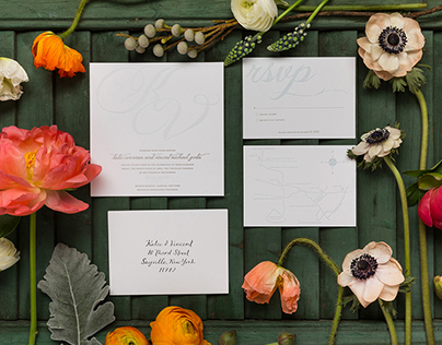 Custom Wedding Invites (Letterpress)
