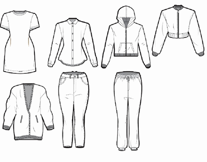 Project thumbnail - Flat Sketches Fashion