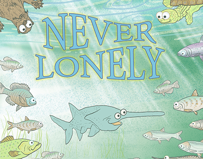 NEVER LONELY. Book Illustration